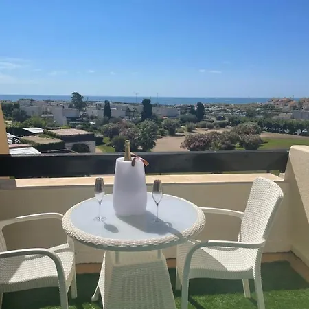 Showtime Naturiste Port Nature 6 Parking Privé Clim Ascenseur Vue Appartamento Agde