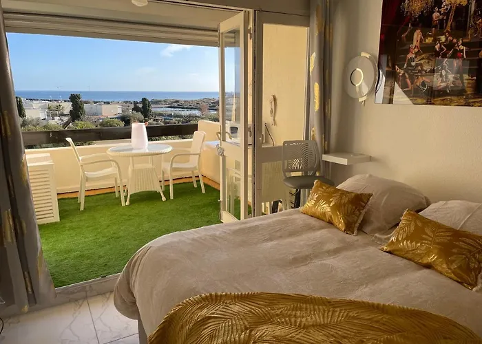 Showtime Naturiste Port Nature 6 Parking Prive Clim Ascenseur Vue Apartment