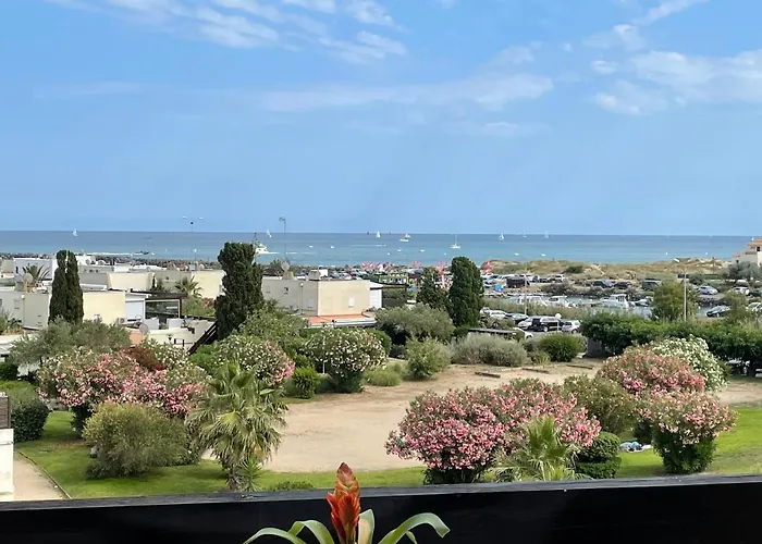 Showtime Naturiste Port Nature 6 Parking Prive Clim Ascenseur Vue Apartment Agde